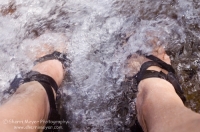 Canyon Creek, California Cooling off in Canyon Creek, Tahoe National Forest, California