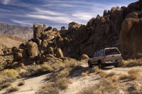 Alabama Hills, California  Driving the back roads through the Alabama Hills, Eastern Sierras, California