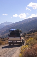 DT-CA-15-13 Driving the dirt road to Buckeye Hot Spring, Bridgeport, California