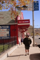 DT-CA-15-19 Man walking in Downtown Bridgeport, California