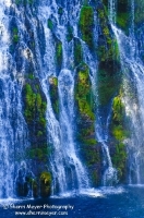 DT-CA-2156 Close up view of McArthur-Burney Falls, McArthur-Burney Falls Memorial State Park, Northern California.